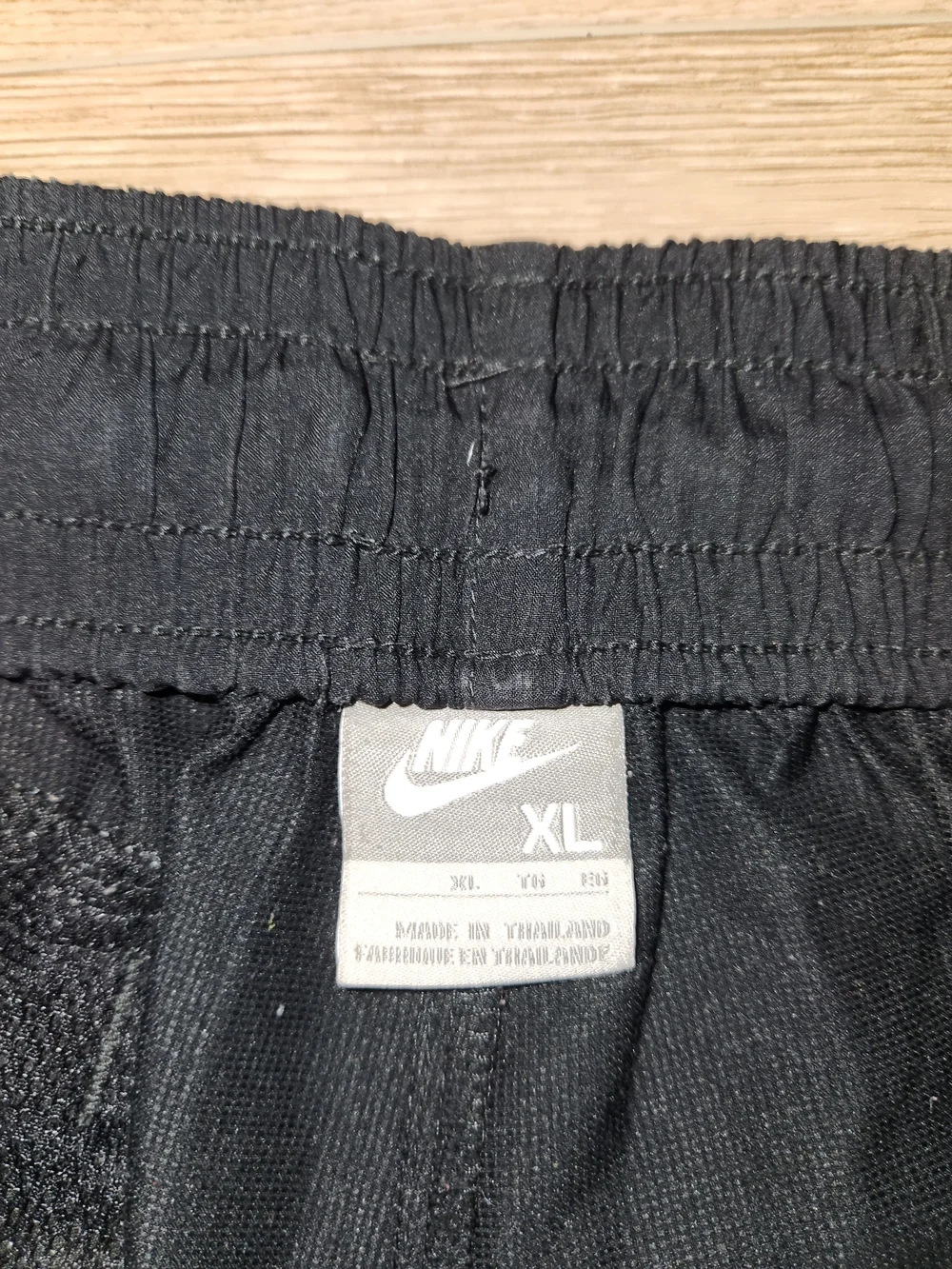 Nike Men's Black Shorts with White Side Stripe